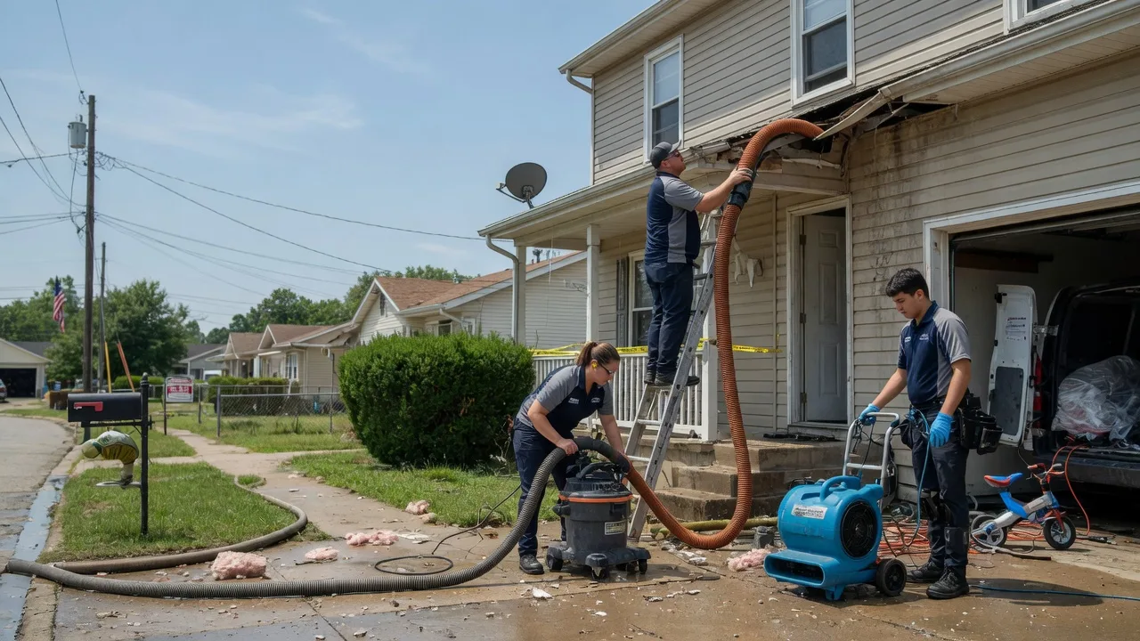 Water Damage Restoration in Commercial Point, OH near me